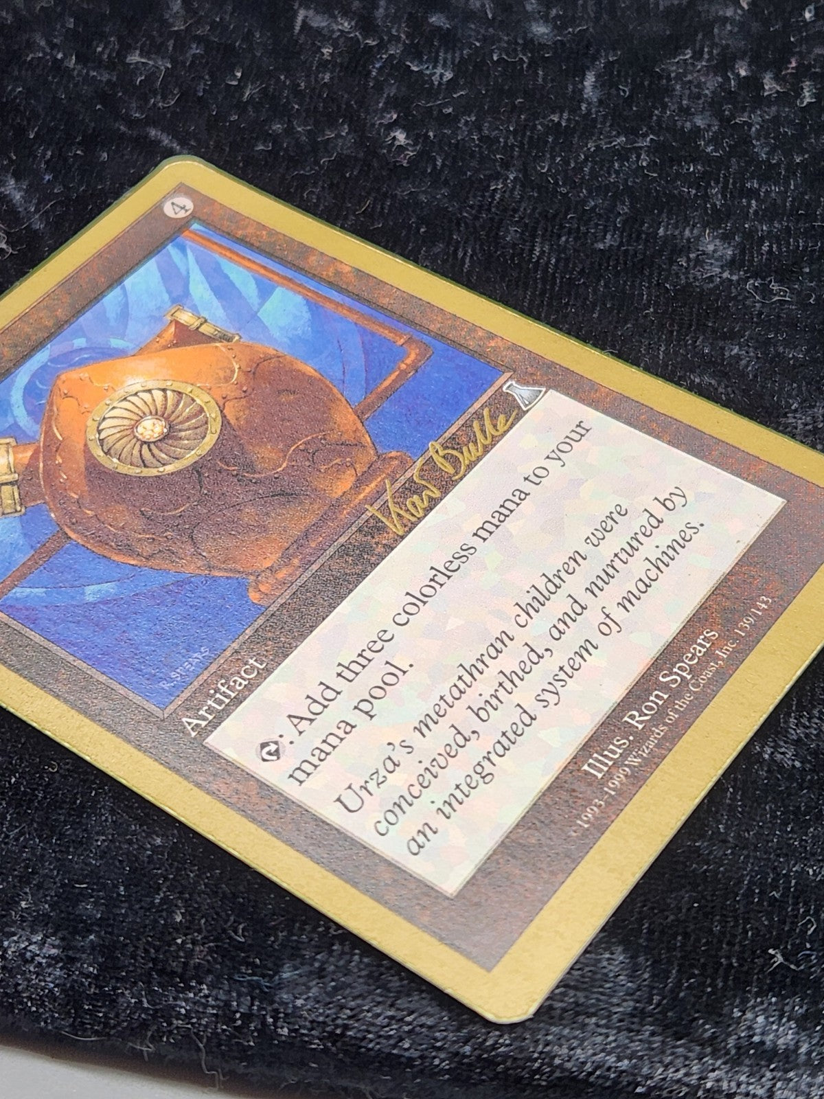 MTG Thran Dynamo 1999 World Championships Tokyo Ron Spears Artifact Card