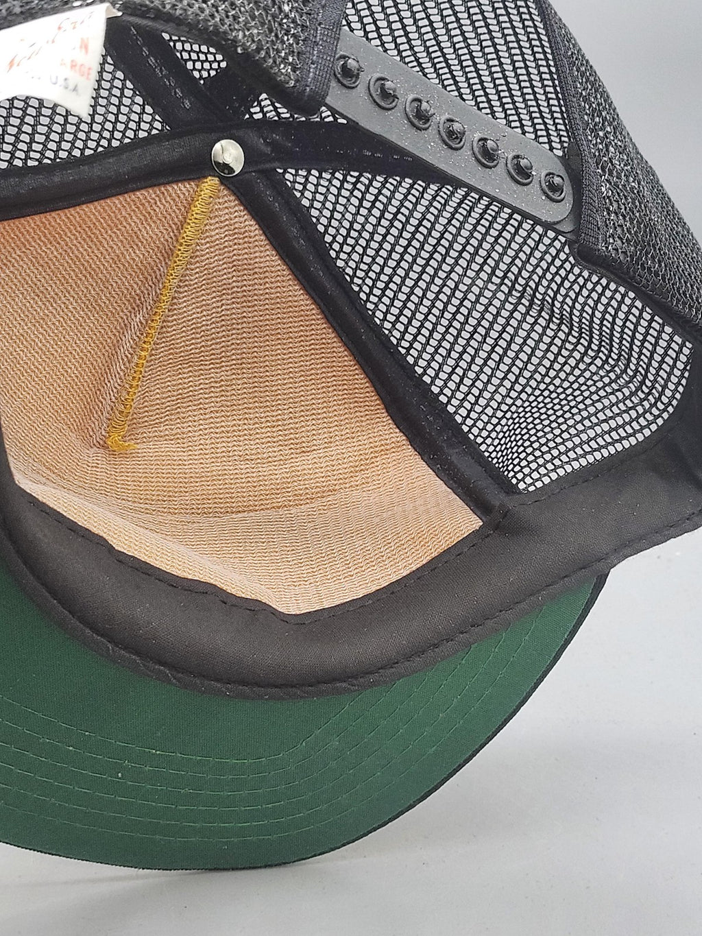 Vintage New Era Super Valu Hat Cap Snap Back Mens One Size Yellow Trucker 80s