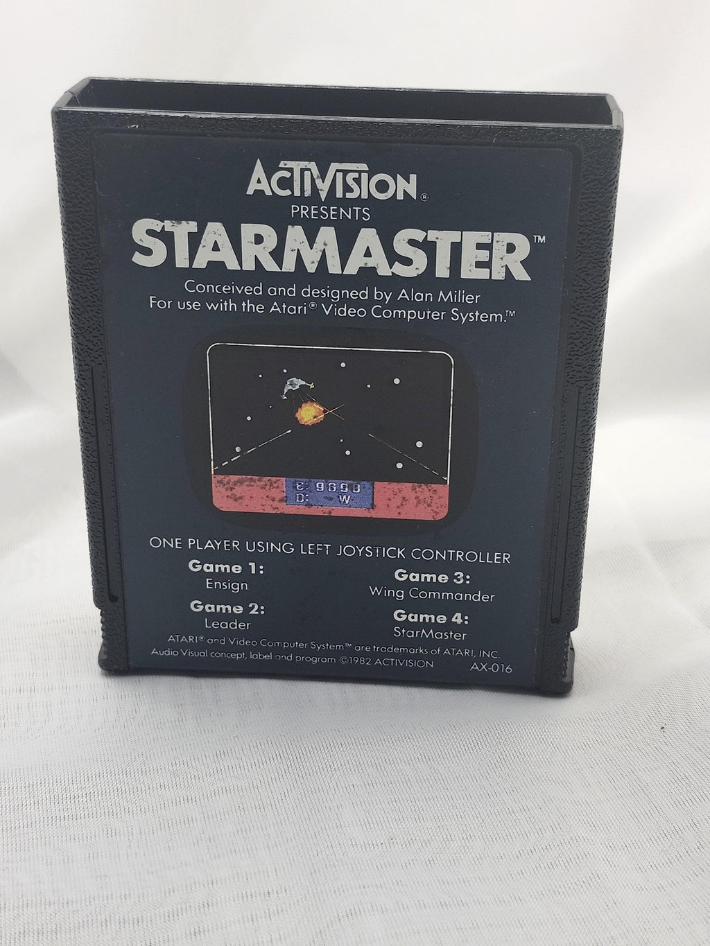 Starmaster Atari 2600 Game Cartridge Activision Shooter NTSC-U/C 1982 AX-016