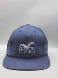 Vintage Bayou Club Hat Cap Snap Back Mens M Blue Rope Baseball Golf New Era 80s