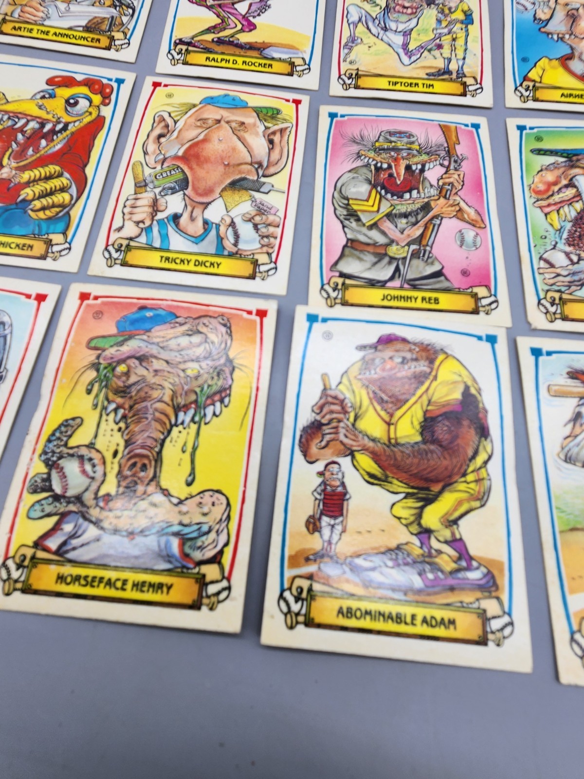 Retro Garbage Pail Kids Trading Card Bundle – Sports & Oddball Character Mix...
