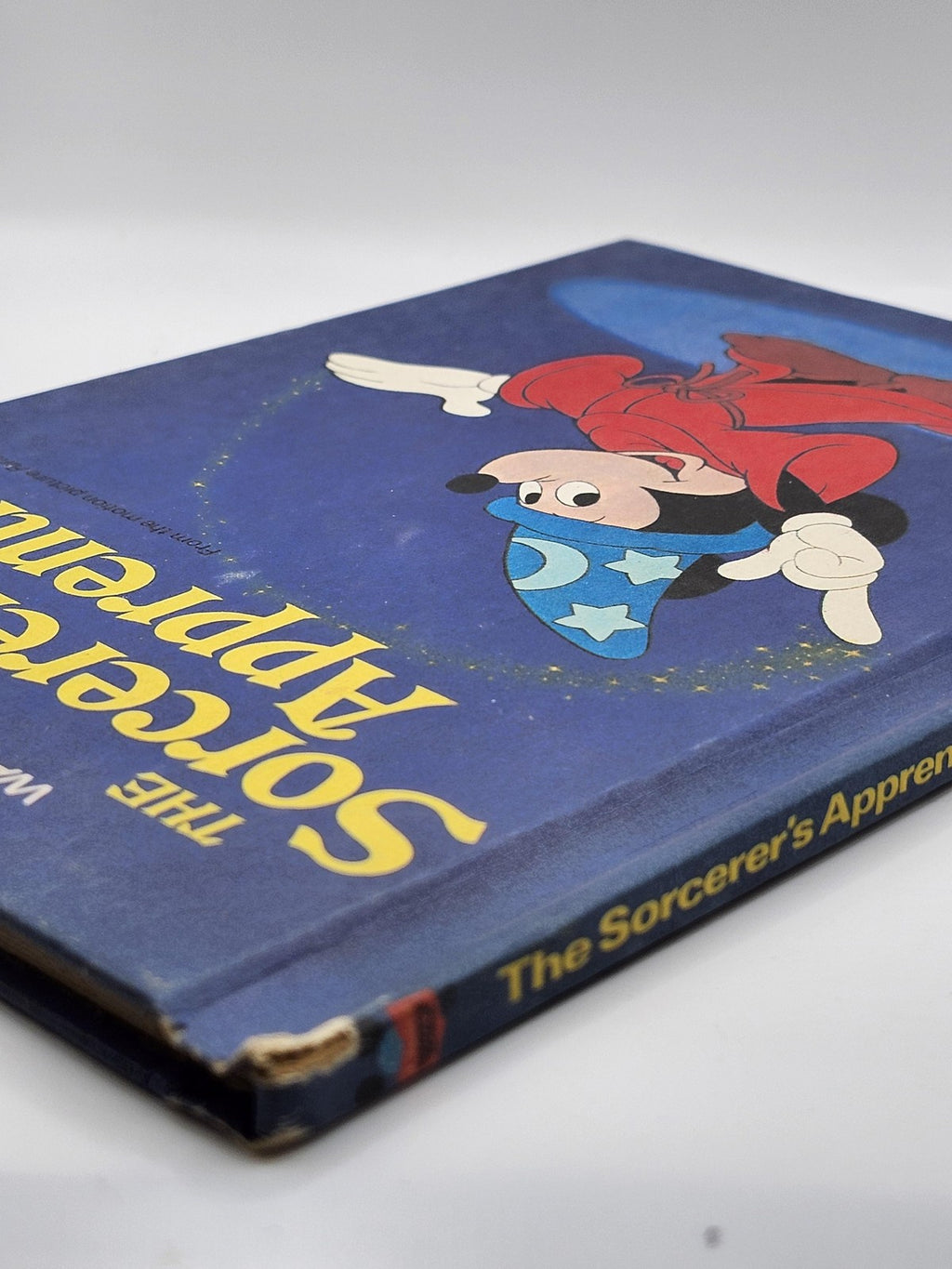Vintage Sorcerer's Apprentice Walt Disney Blue HC Kids Picture Book 1973 USA