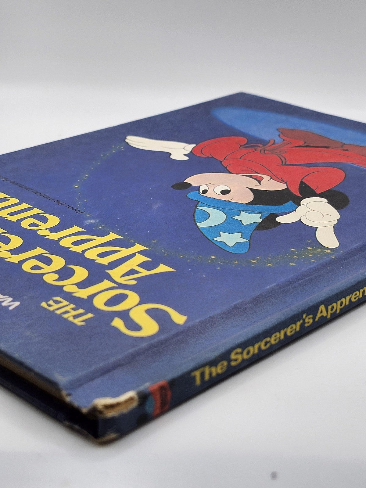 Vintage Sorcerer's Apprentice Walt Disney Blue HC Kids Picture Book 1973 USA