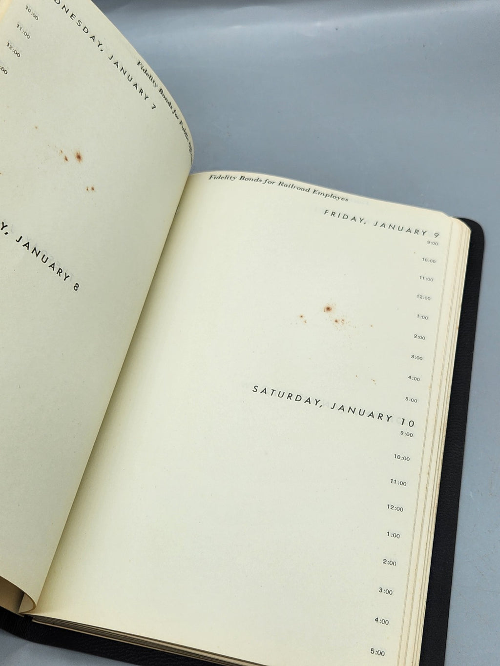 1942 Vintage Planner Straight Out Of WWII Era Geneva NY Advertising Piece