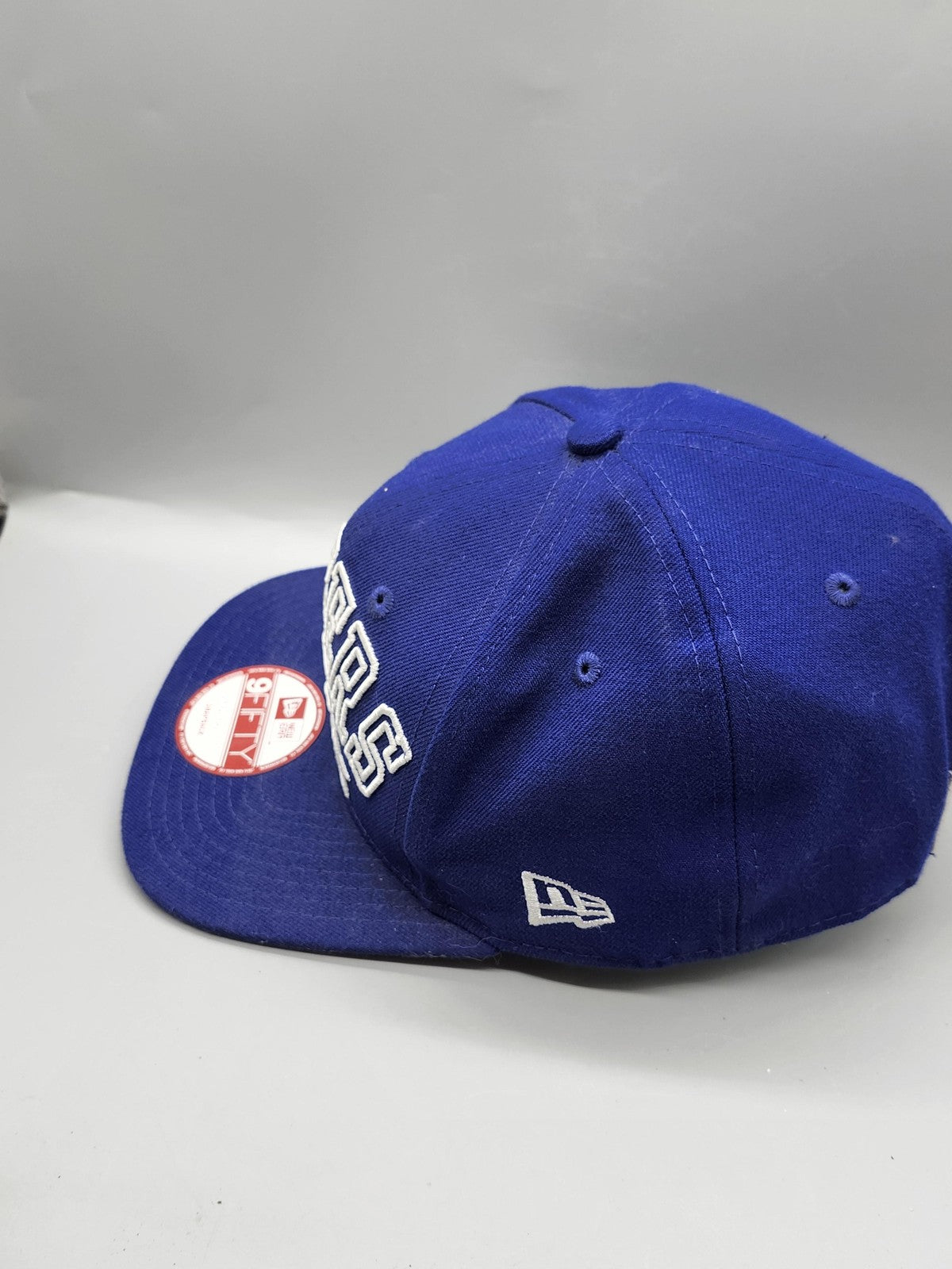 Los Angeles Dodgers Hat Cap Snap Back MLB Baseball New Era One Size Blue Mens