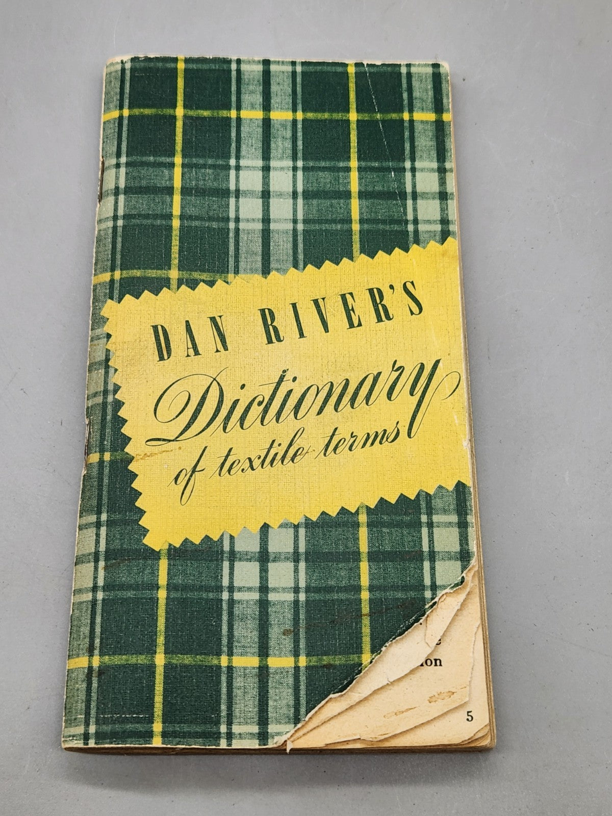 Vintage Dan River’s Dictionary Of Textile Terms 6th Edition 1951 Textile...