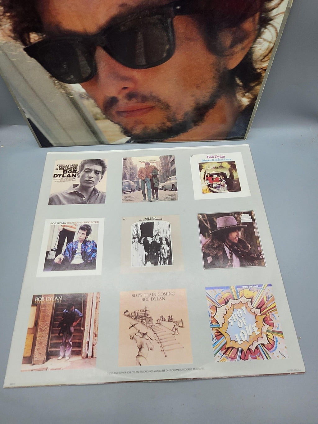 Bob Dylan Infidels 12" Black Vinyl LP 33 RPM 1983 Columbia Folk Rock USA Album