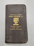 Vintage 1928 Carl Fischer Pocket Diary Brown Cooper Square New York Music