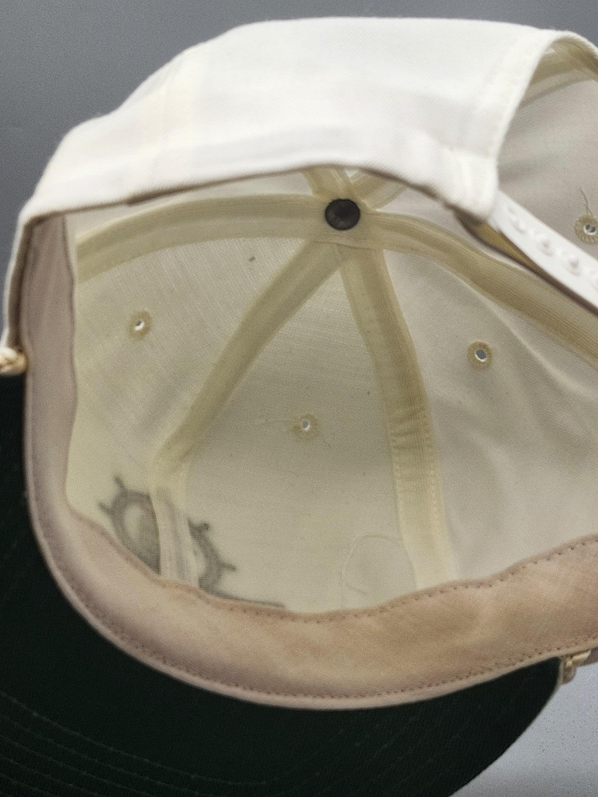Vintage Boca Raton G.C. New Era Hat Cap Snap Back Mens L White Rope 80s
