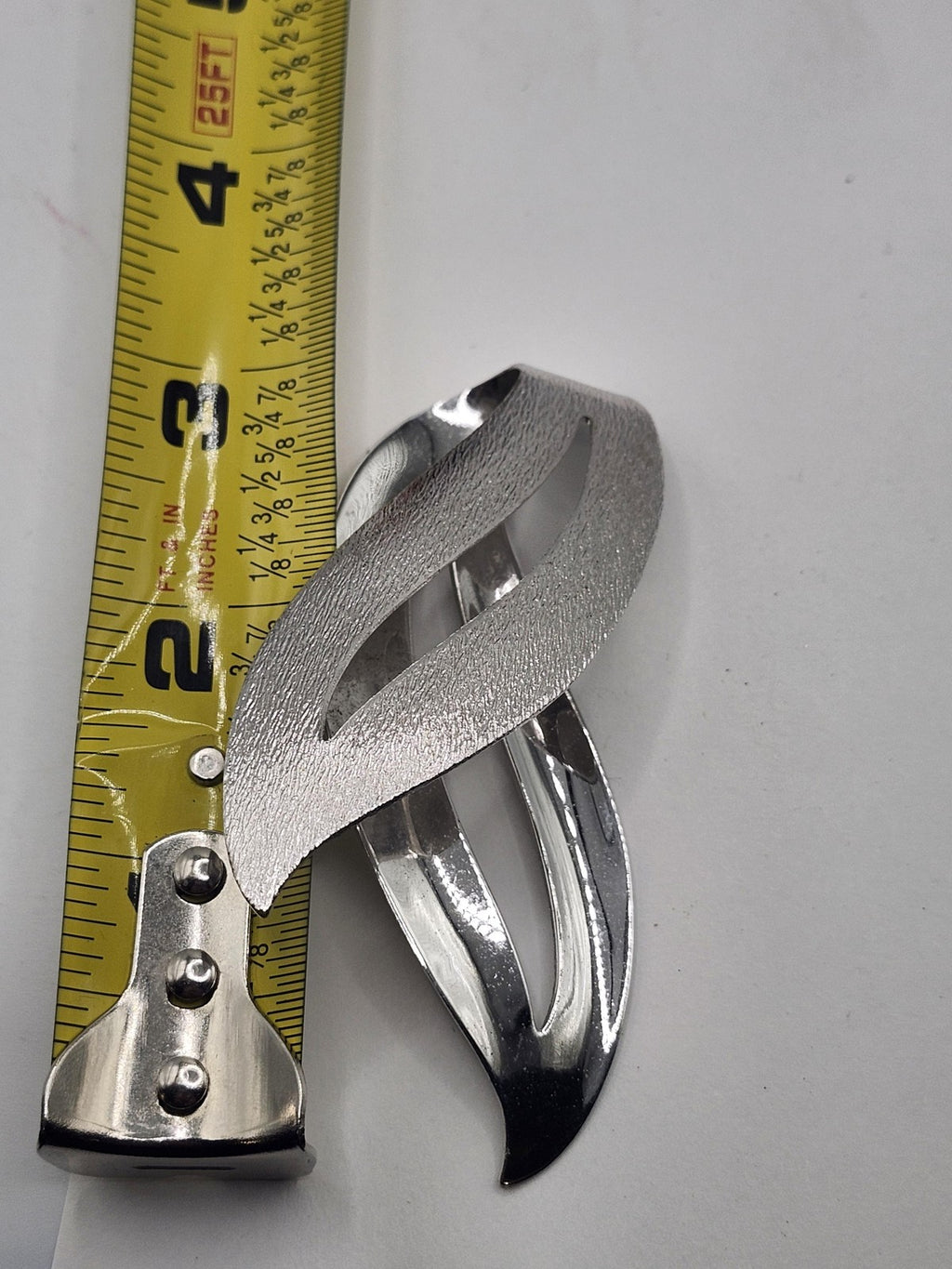 Vintage Sarah Coventry Abstract Swirl Brooch Pin Silver Tone Modernist Jewelry