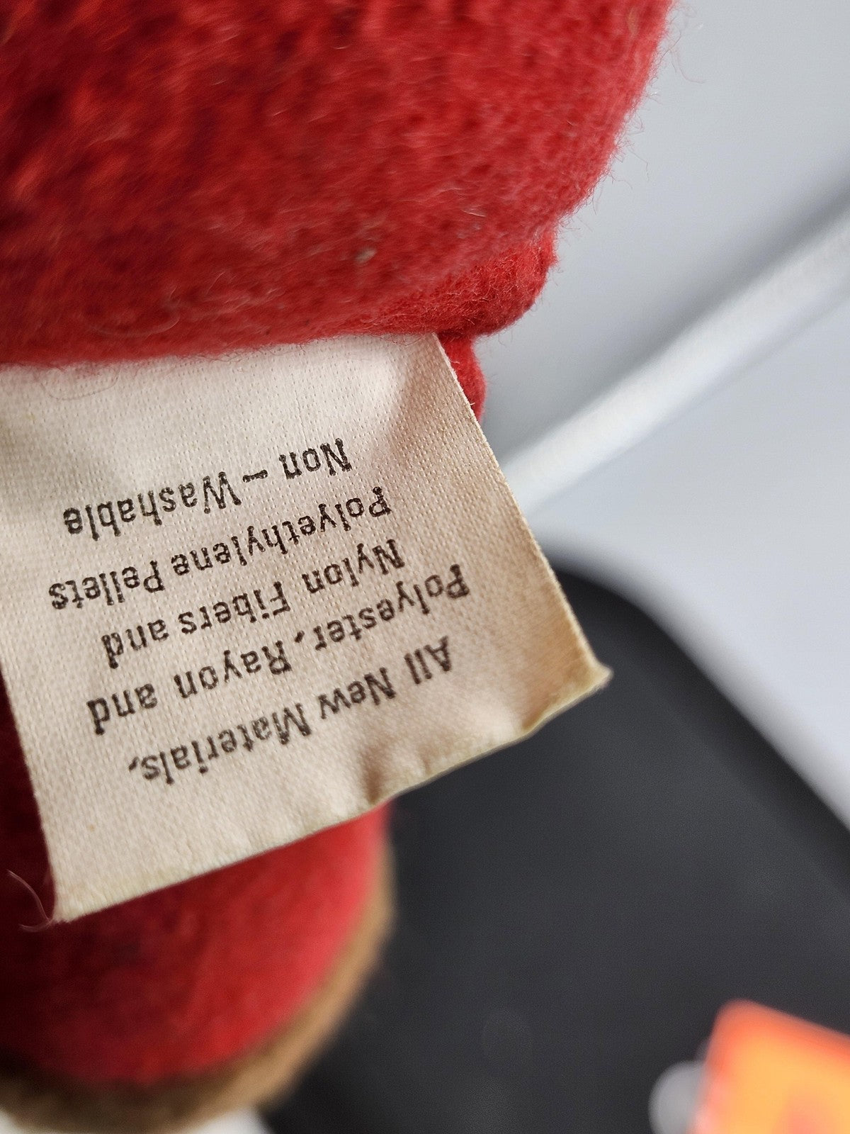 Vintage Hallmark Randy Reindeer Rodney Plush Small Red Christmas Stuffed Toy