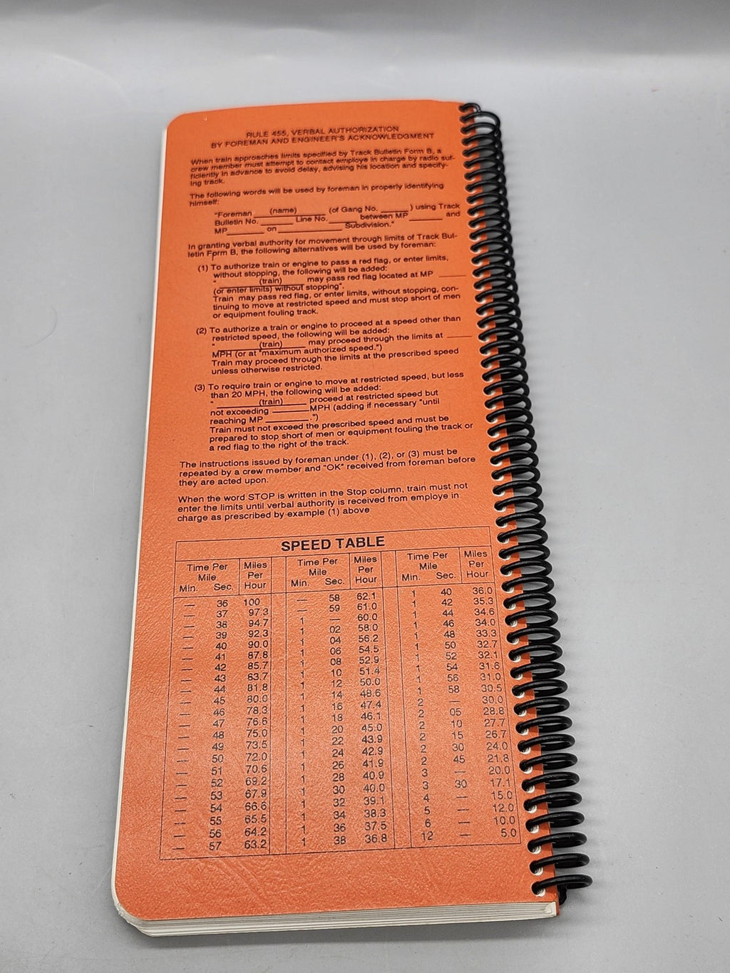 Vintage Atchison Topeka Santa Fe Railway System Timetable No 3 Orange 1992 Book