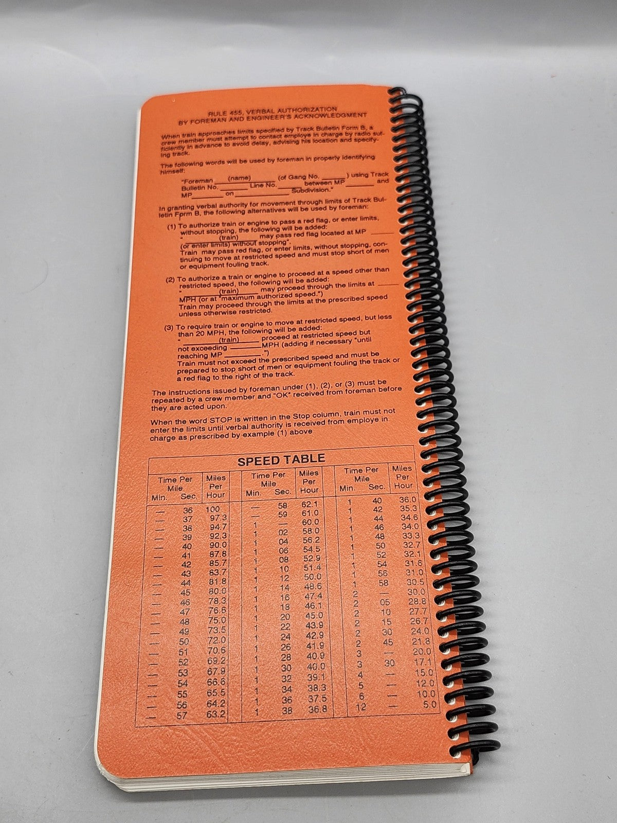 Vintage Atchison Topeka Santa Fe Railway System Timetable No 3 Orange 1992 Book