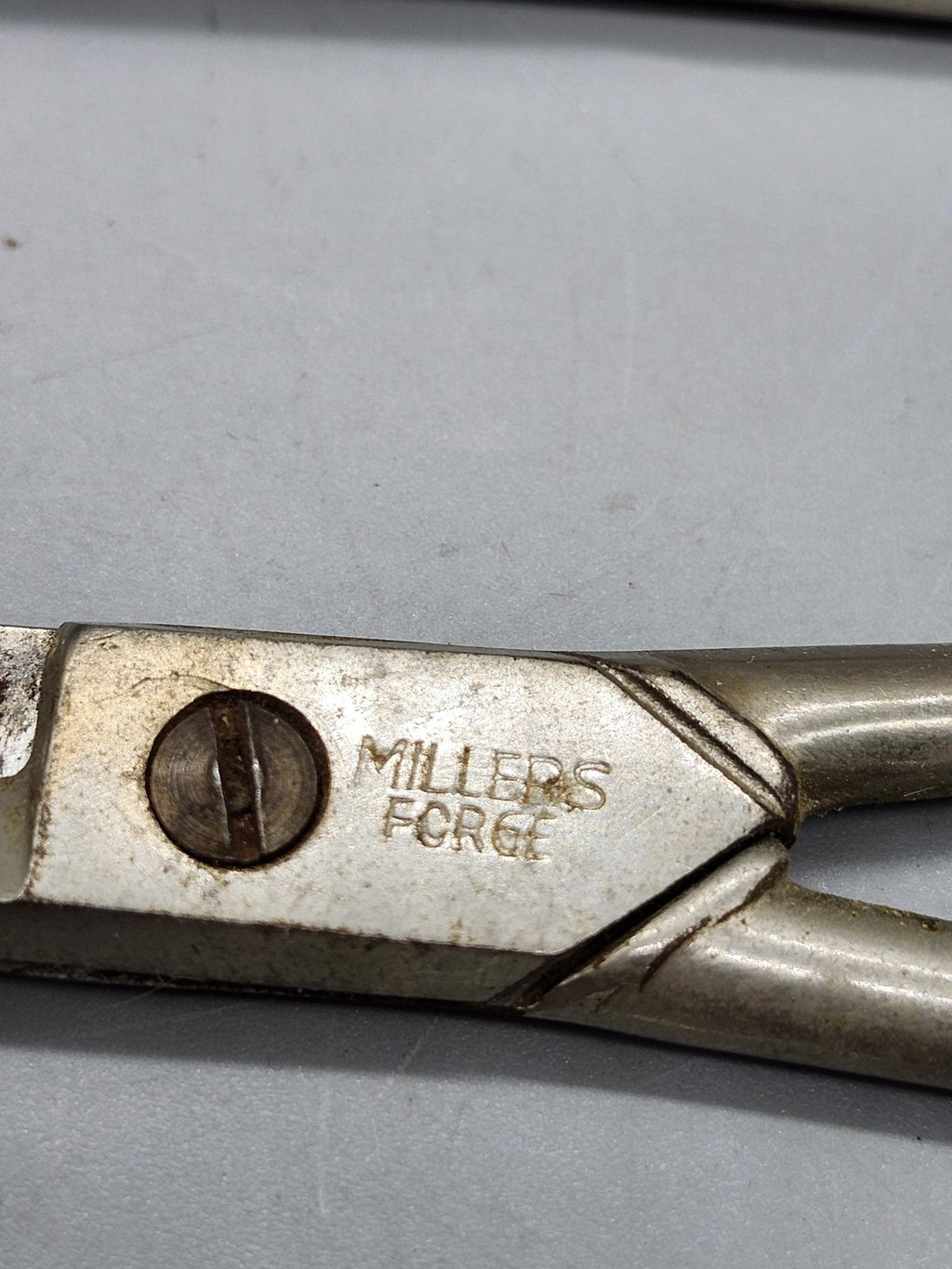 Vintage Millers Forge Barber Hair Cutting Thinning Shears Set 4 Pc 6in Silver