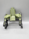 Green Gun Seat Accessory Plastic Toy Action Figure Military Loose Dual Cannon