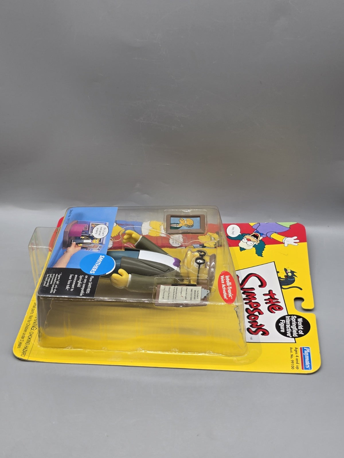 The Simpsons Smithers Interactive Figure Playmates 2001 Sealed Nos