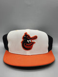 Vintage Baltimore Orioles Hat Cap Fitted Mens 7 1/4 MLB Baseball New Era Trucker