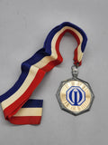 Vintage 1969 Optimist International Medal Red White Blue Ribbon Award Pendant