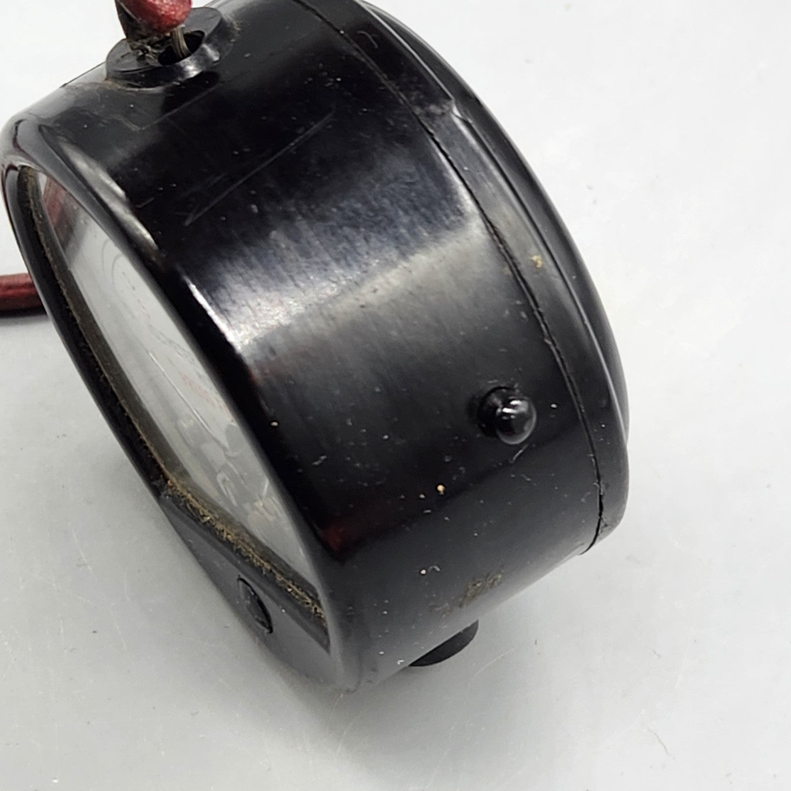 Vintage Battery Tester Voltmeter Model 198 w/ Alligator Clips Industrial Garage