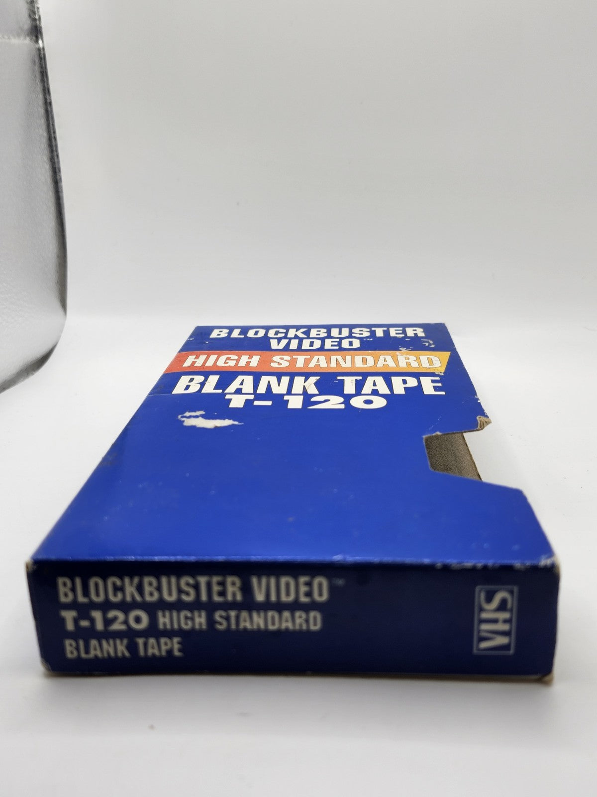Blockbuster Video T-120 Blank VHS Tape Sleeve Case Vintage Rental Store Media
