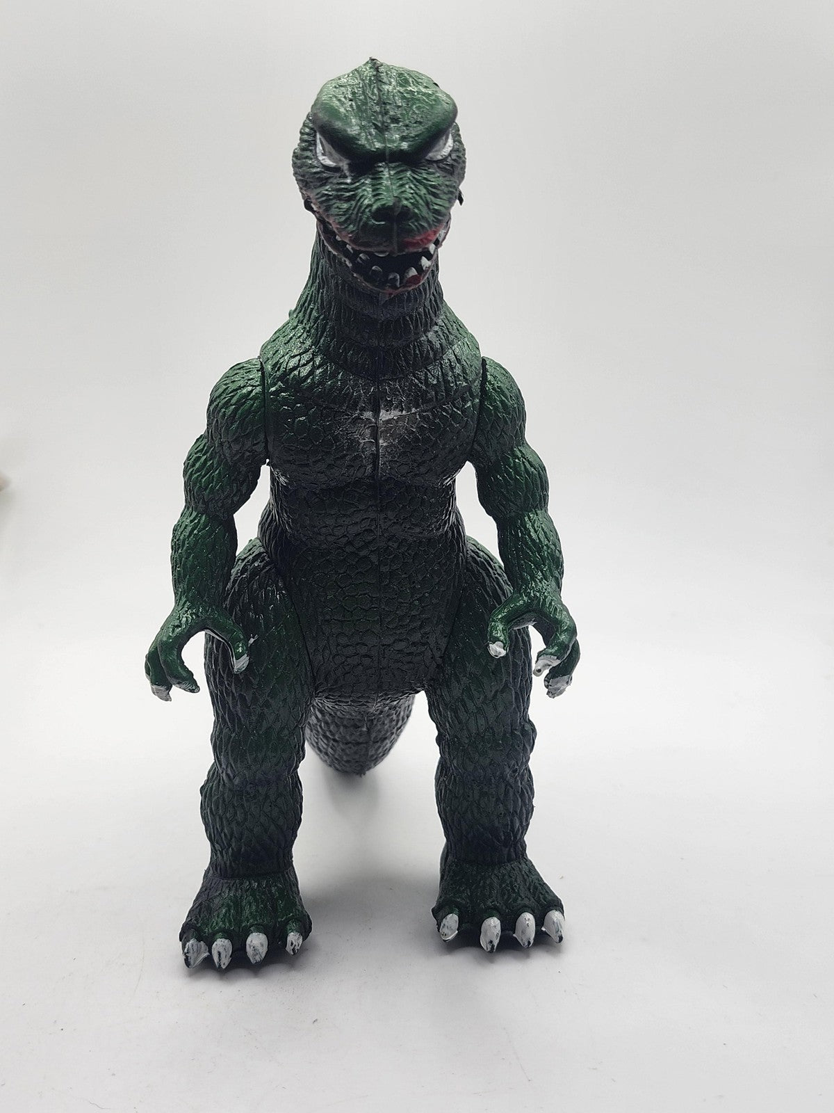Vintage 1985 Imperial Godzilla 6in Action Figure Green Plastic Loose Hong Kong