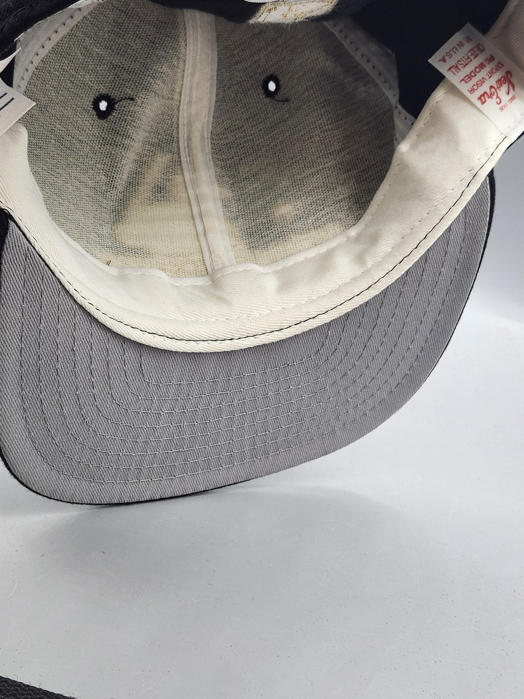 Vintage MLB 125th Anniversary Hat Cap Snap Back Mens One Size Black New Era 90s