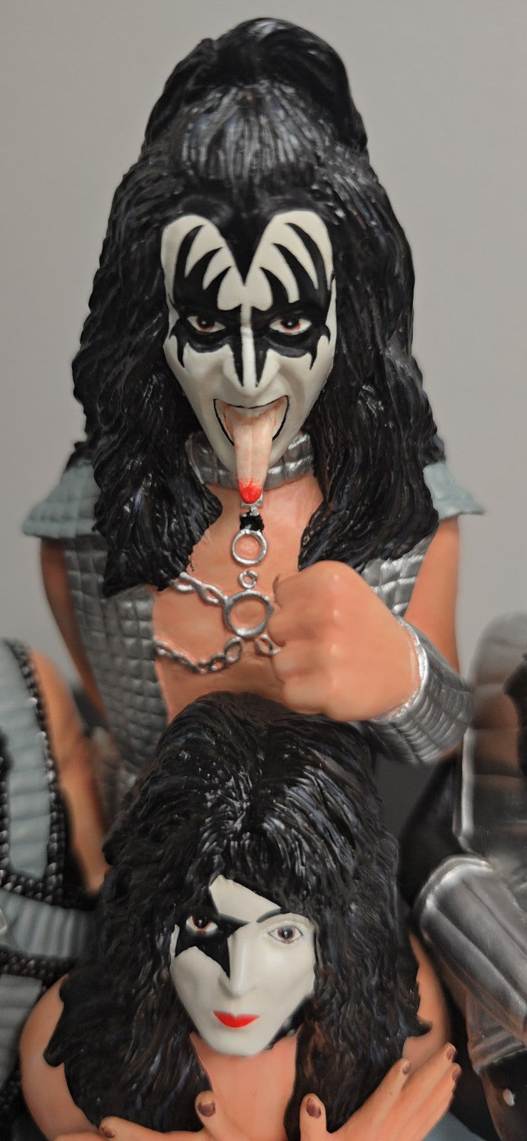 KISS Gartlan USA Signed Statue Bust w/ COA #758 Gene Simmons Paul Stanley Ace