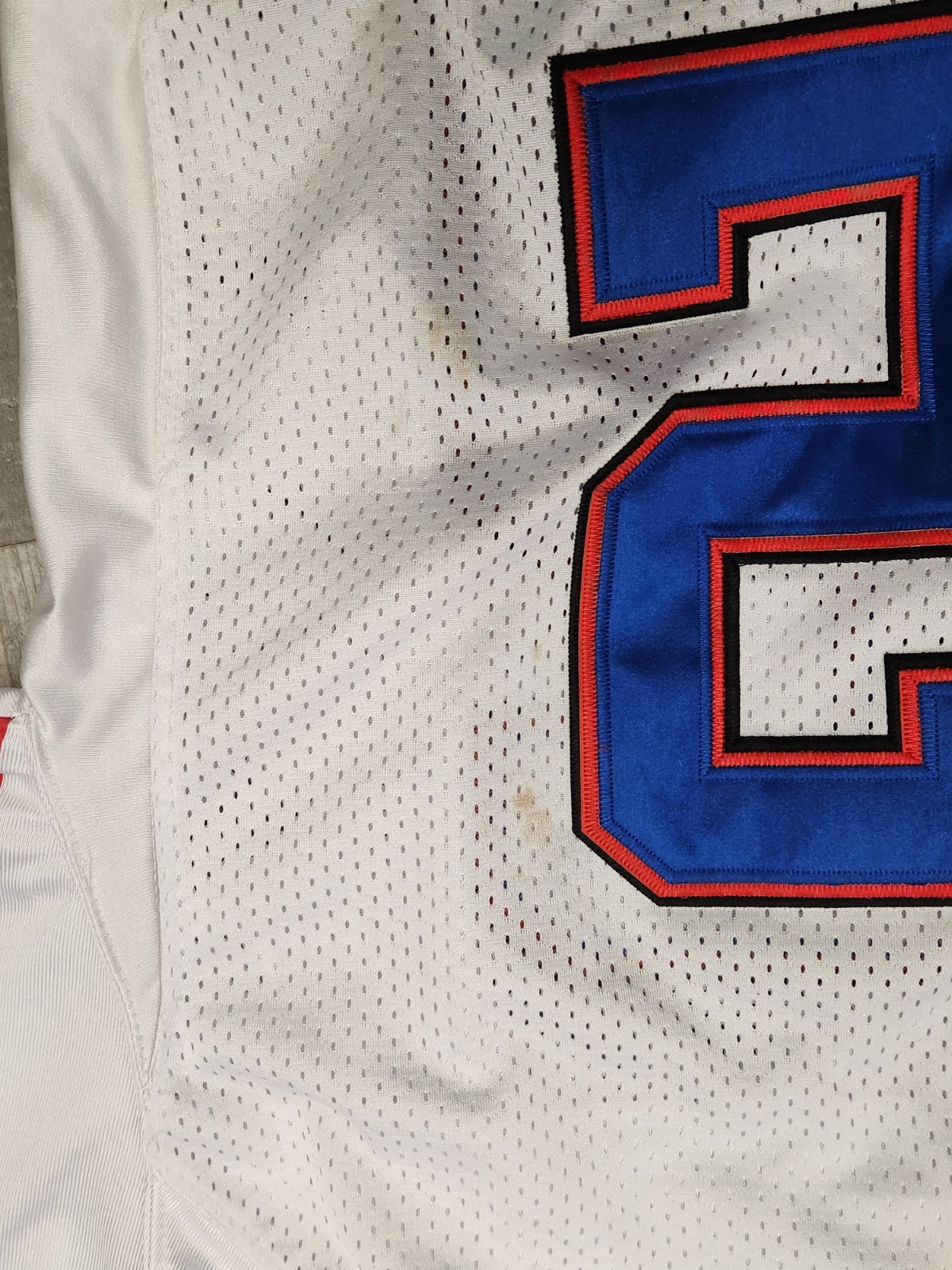 Signed Fred Jackson Buffalo Bills Reebok On Field Jersey Size 50 White NFL
