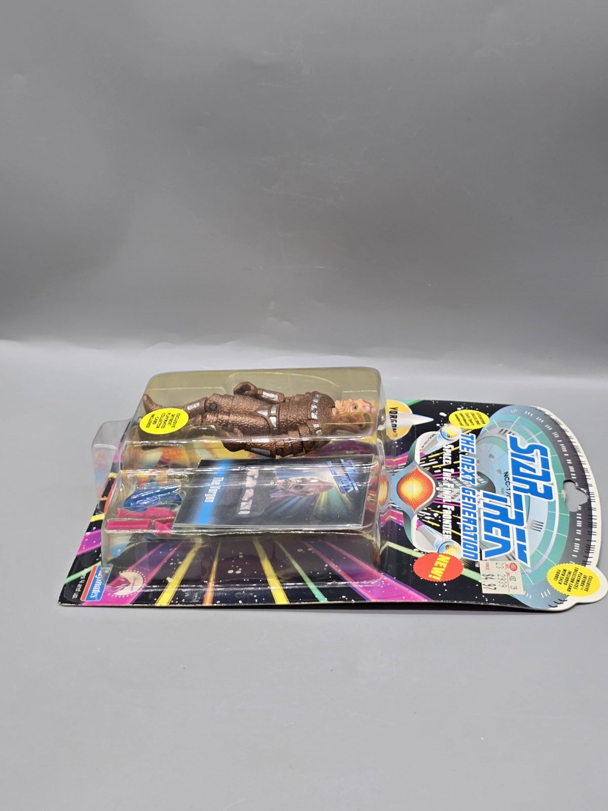 Star Trek TNG Vorgon Playmates Action Figure NOS w SkyBox Card 1993