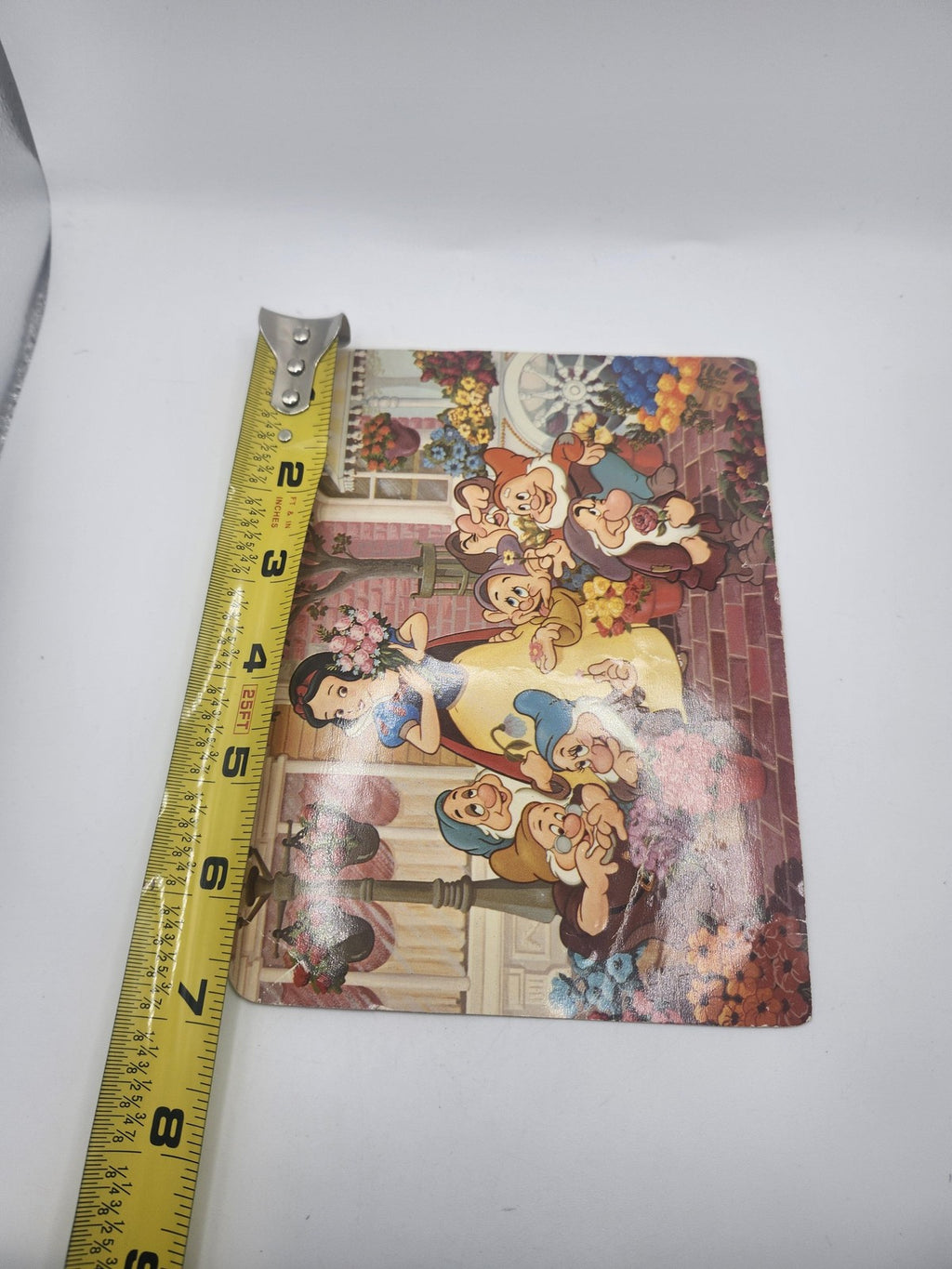 Vintage 1979 Walt Disney World Snow White Seven Dwarfs Fantasy Bouquet Postcard