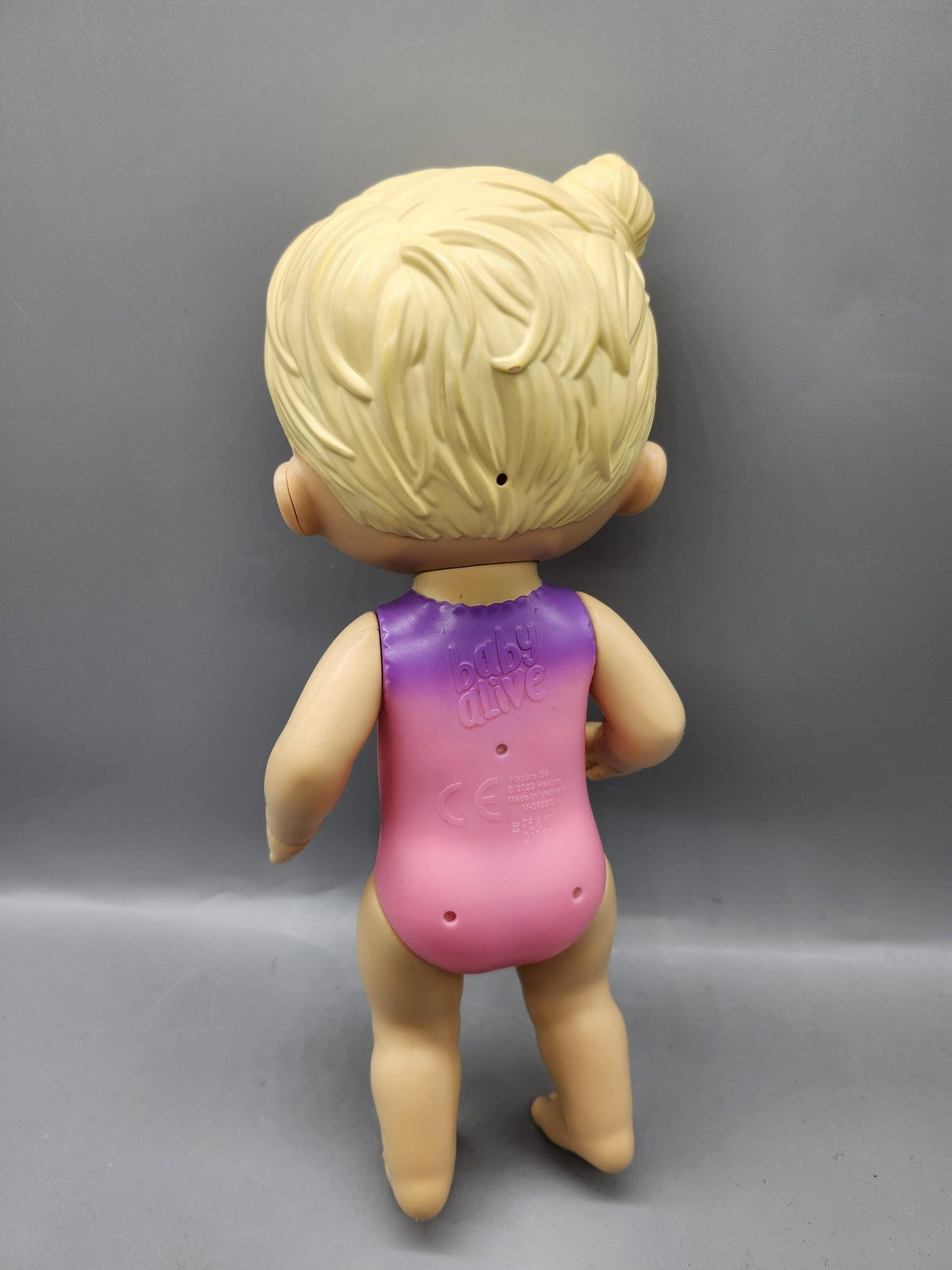 Hasbro Baby Alive Blonde 10in Rainbow Swimsuit Bath Girl Doll Blue Eyes 2022