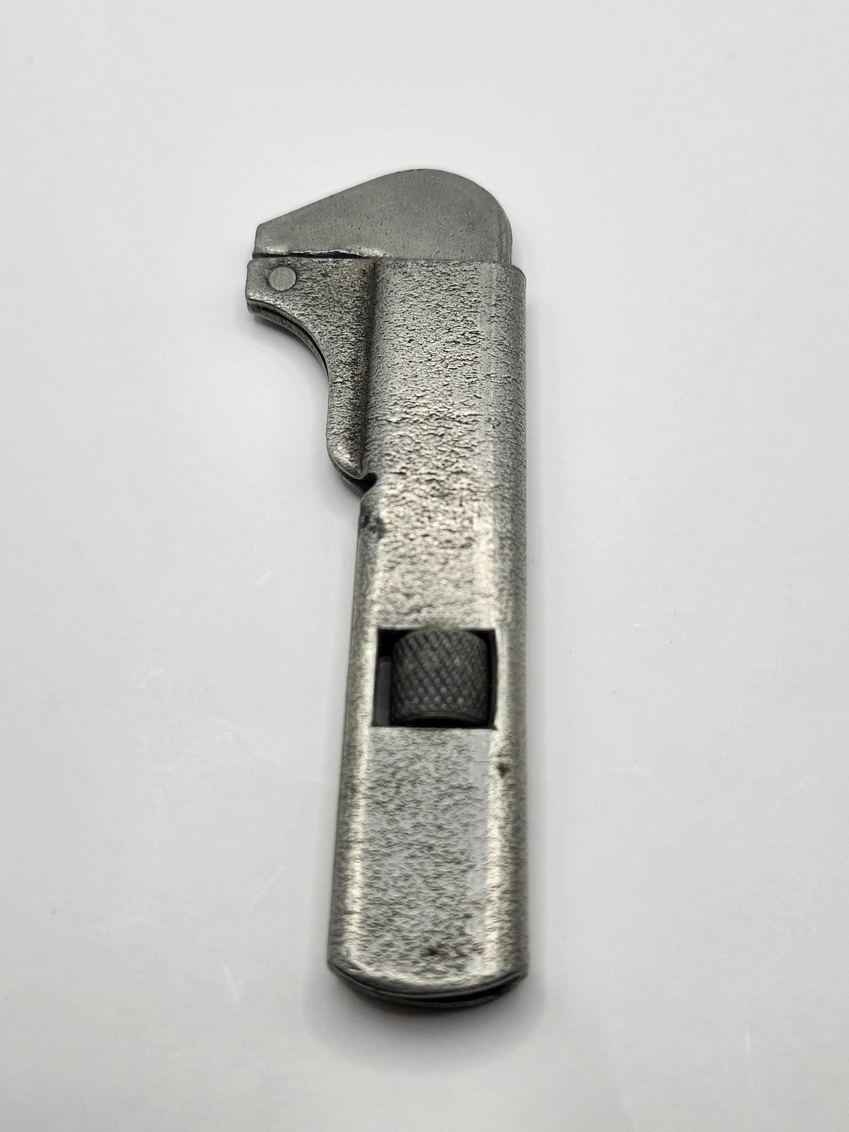 Vintage Metal Steel Scraper Tool Silver Retractable Blade Pat Pendg Handheld
