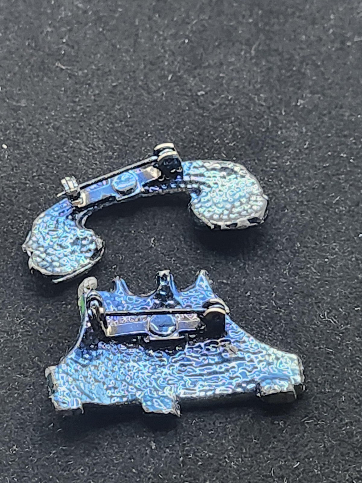 Retro Telephone Brooch Pin Multicolor Enamel Rhinestone Costume Jewelry Gift