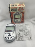 Excalibur Electronics World Series Of Poker Texas Hold 'Em Handheld Game Silver