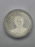 2000 Liberia George W Bush 43rd President $10 Commemorative Coin Silver