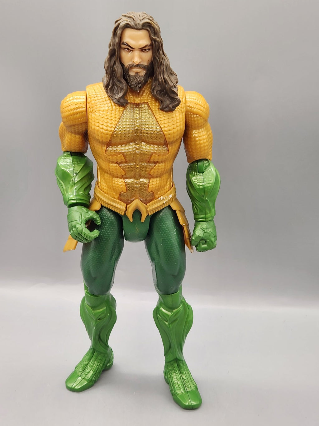 DC Comics Aquaman 12” Talking Action Figure Jason Momoa Movie Toy Untested