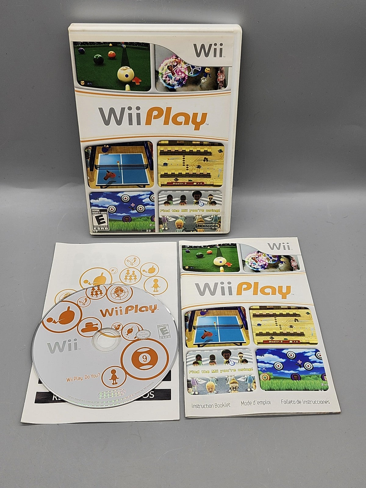 Wii Play Nintendo Wii Game CIB Nintendo NTSC-U/C E Family Party 2007 Mini-Games