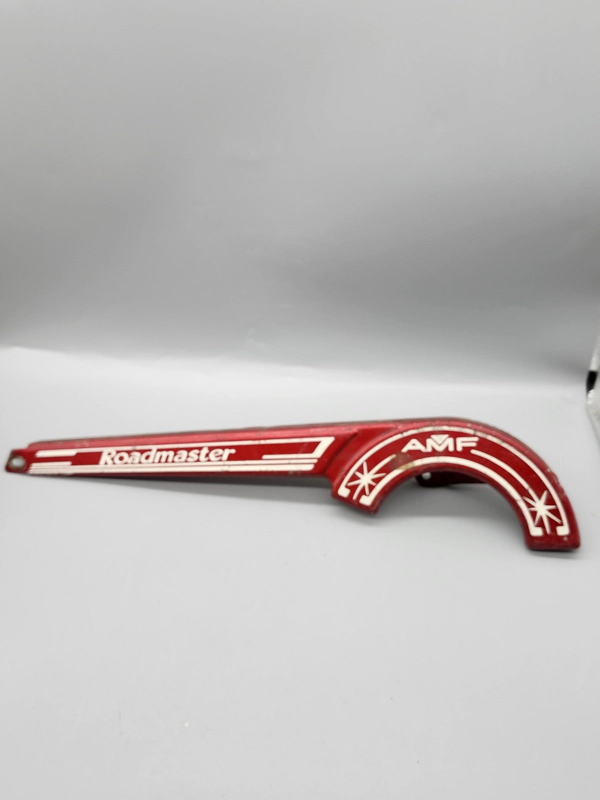 Vintage AMF Roadmaster Bicycle Chain Guard Red 16.5 In Starburst Cruiser BMX