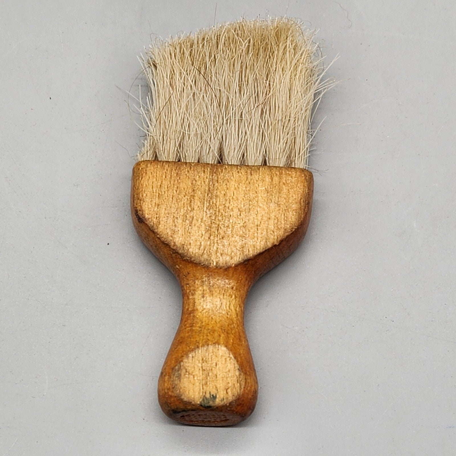 Vintage Wooden Barber Neck Duster Brush Barbershop Tool