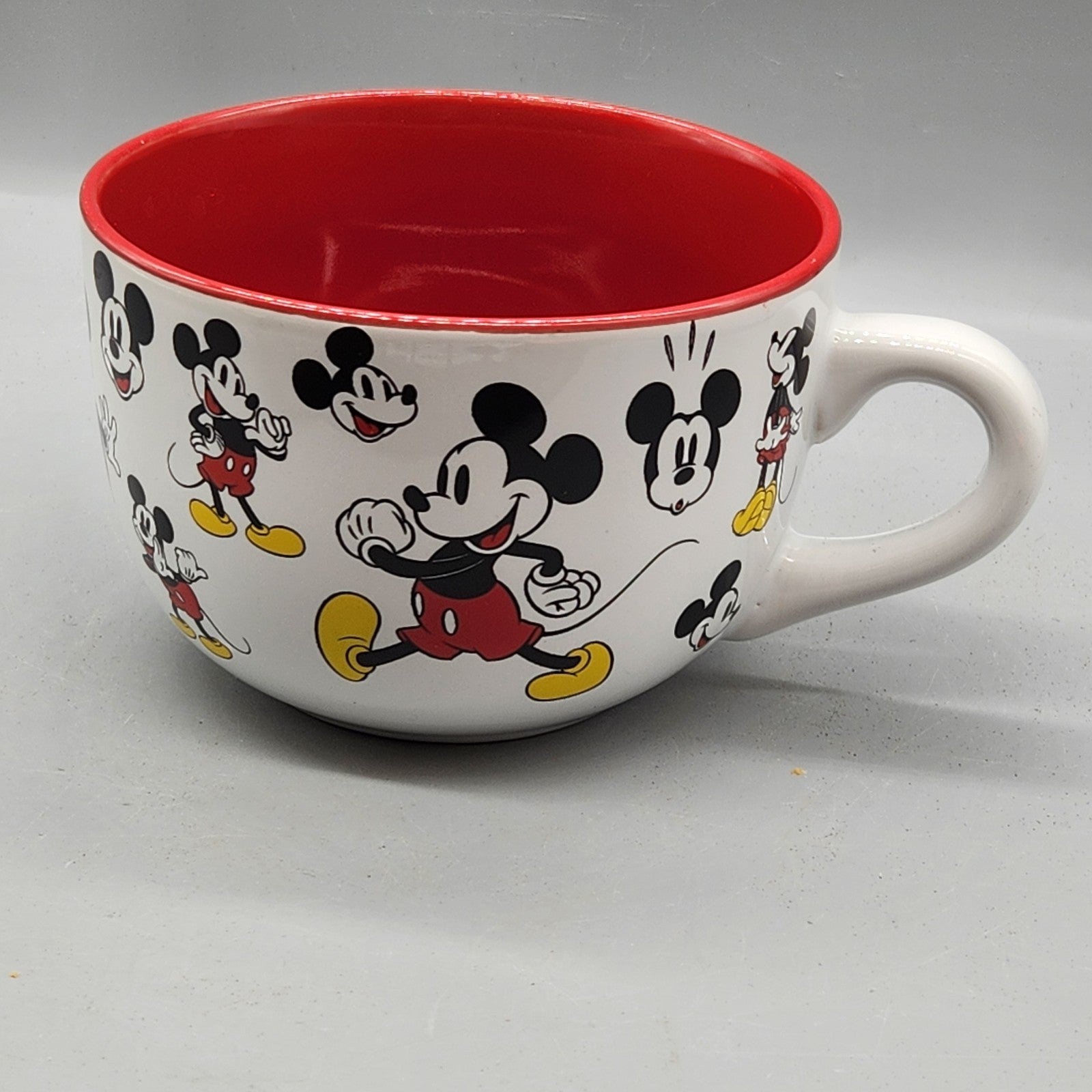 Disney Mickey Mouse Oversized Soup Mug  Big Coffee Cup Zrike
