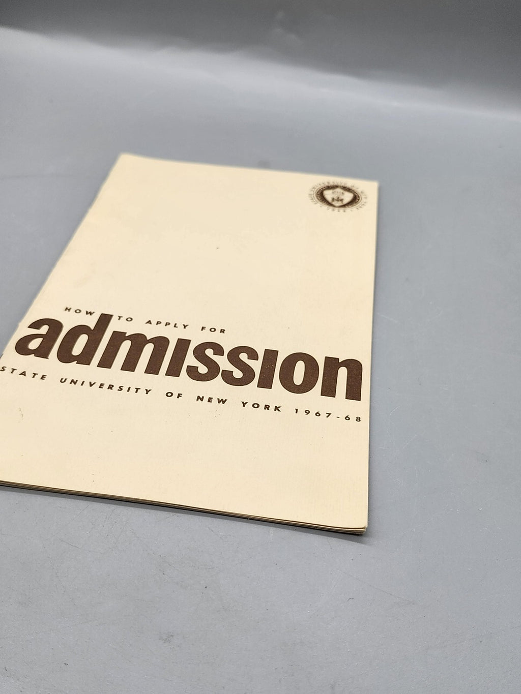 Vintage SUNY Admission Booklet 1967-68 State University Of New York Guide