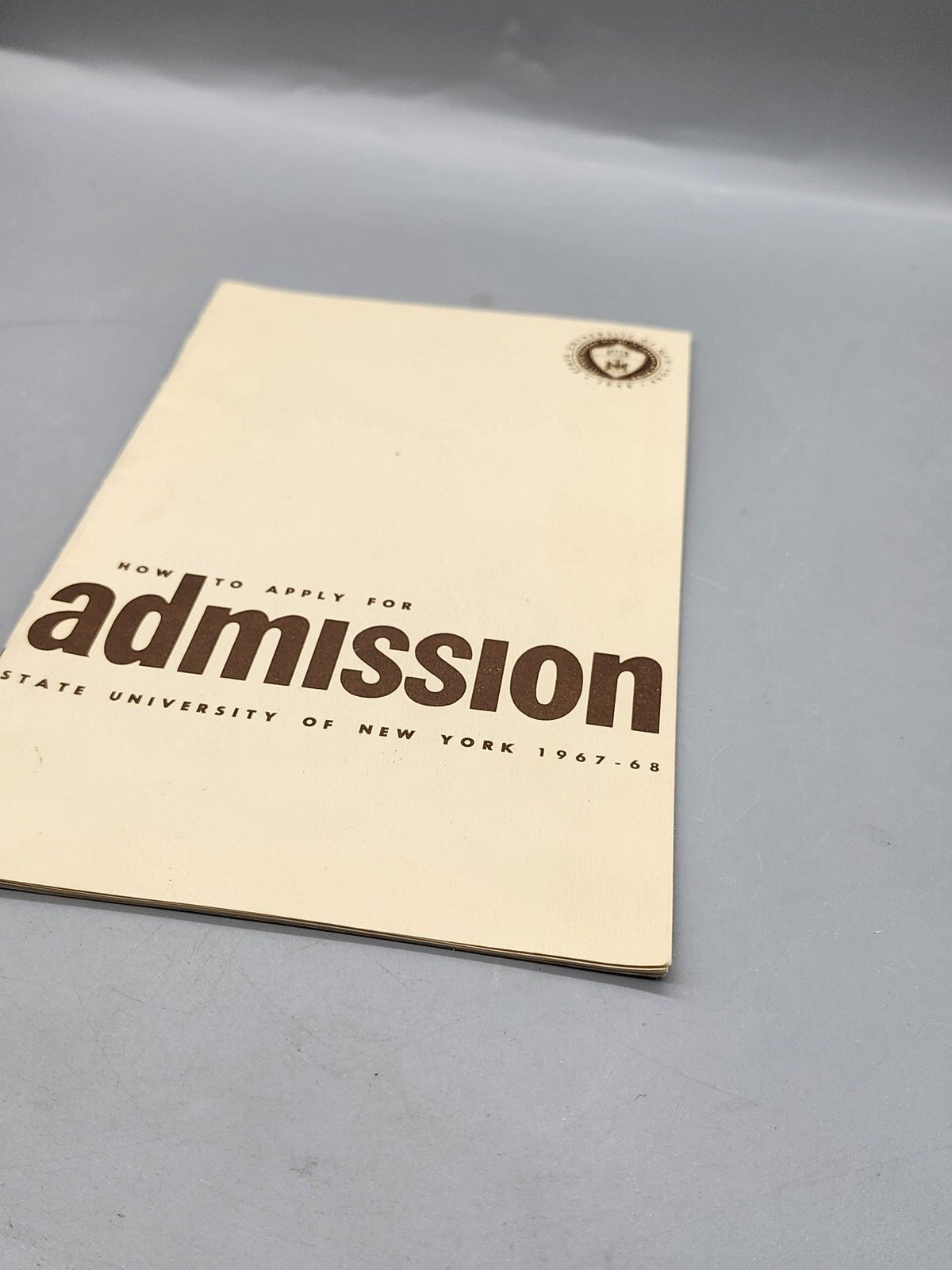 Vintage SUNY Admission Booklet 1967-68 State University Of New York Guide