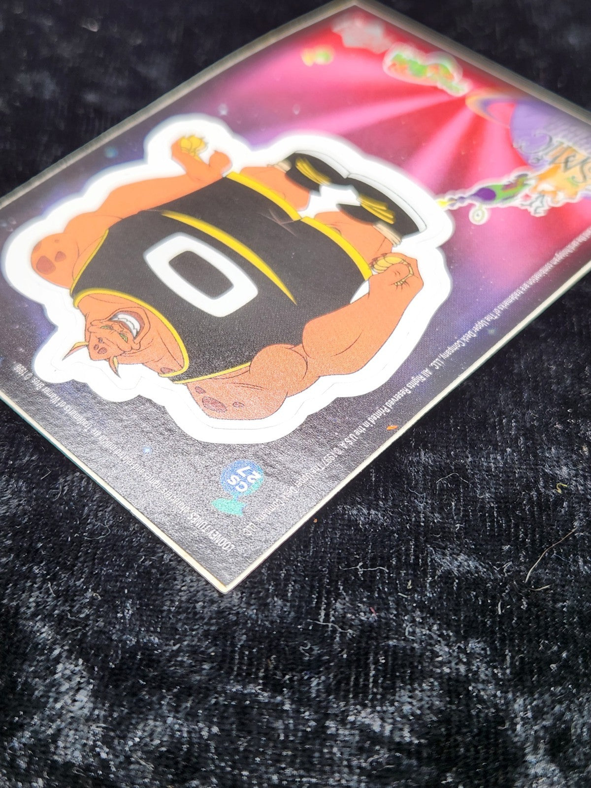 1997 Space Jam Cosmic Showdown CS27 Pound Monstars Sticker Card Upper Deck