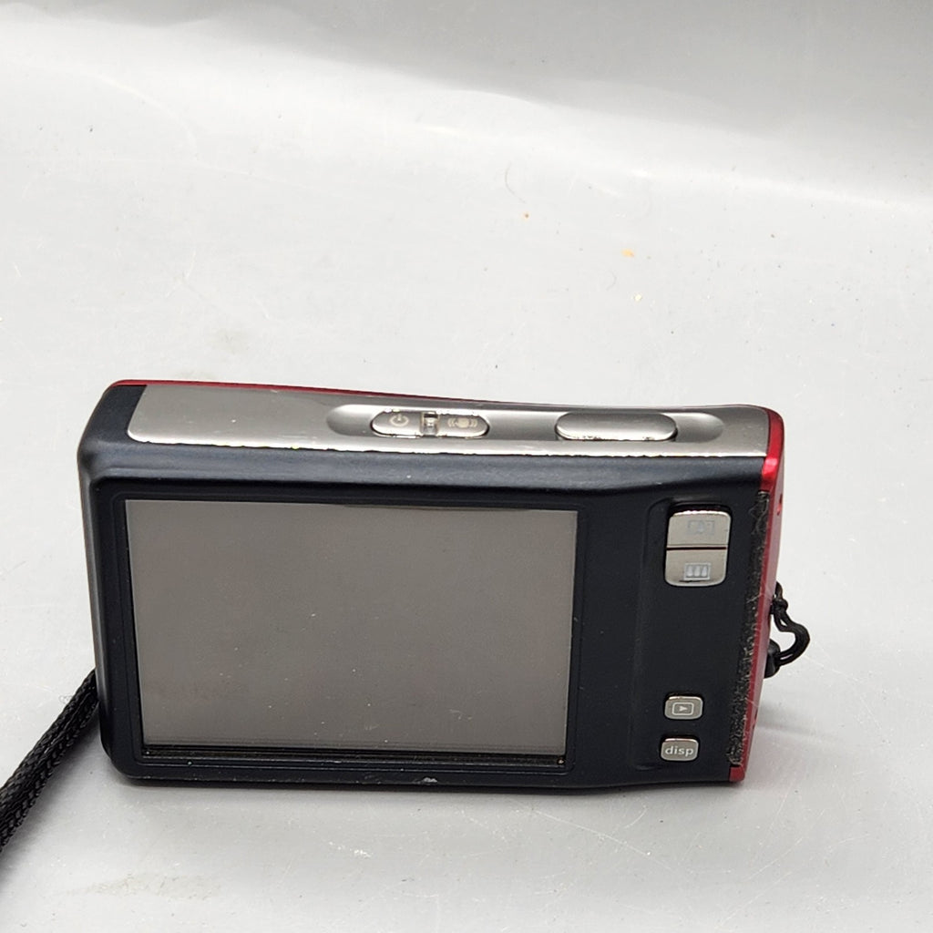Polaroid t1035 Digital Camera 10MP Red Untested Parts or Repair w Battery