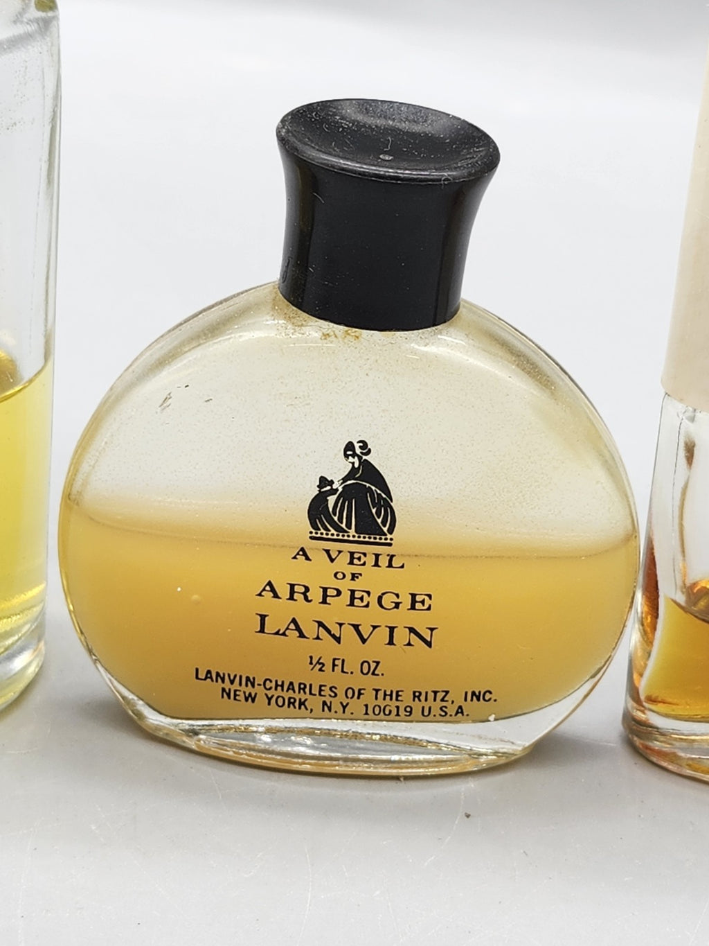 Vintage Perfume Bottle Lot Ciao Lanvin Arpege Opium Great Perfumes 4 Pc