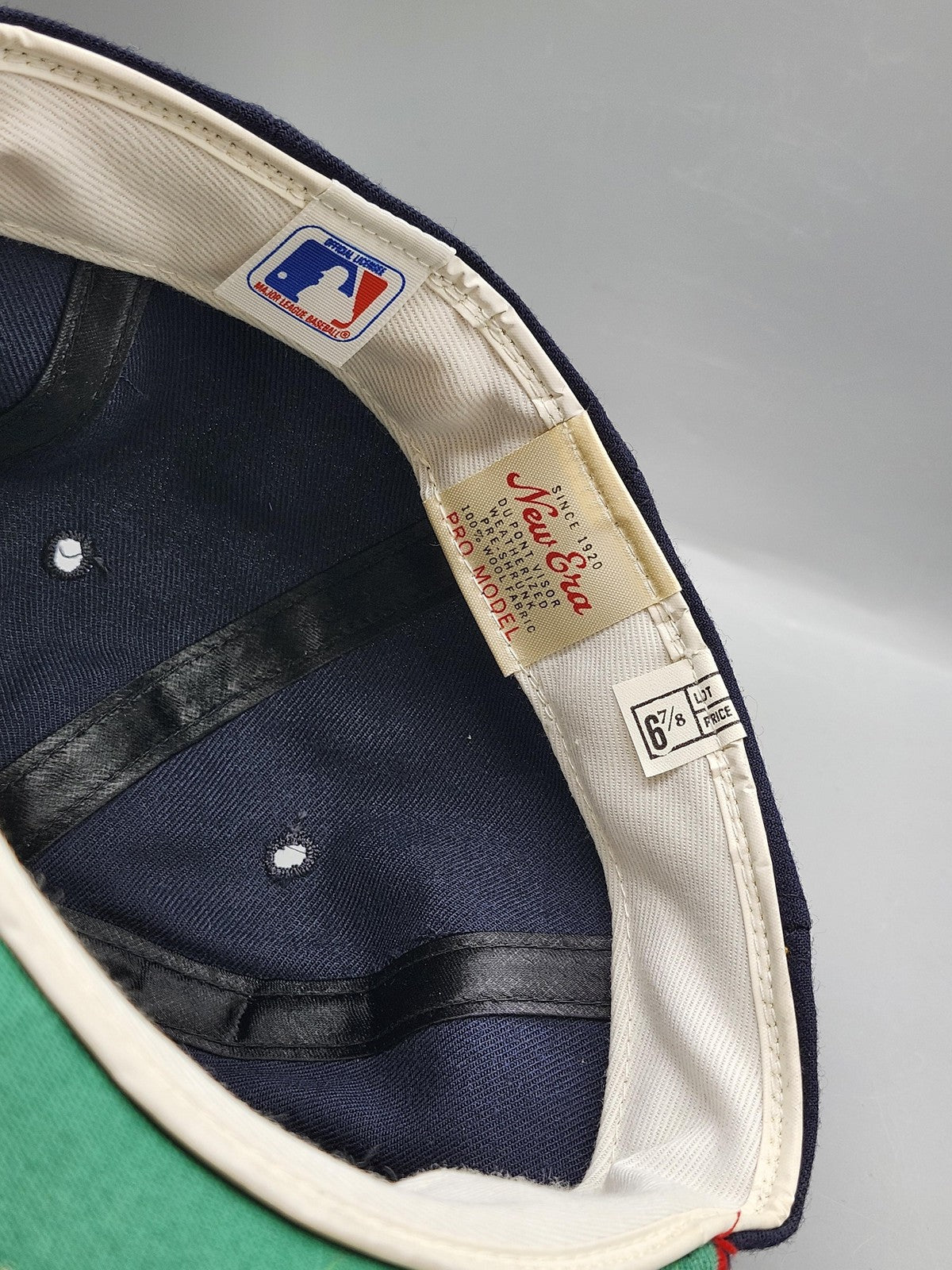 Vintage California Angels Hat Cap Fitted Mens 6 7/8 Blue MLB Baseball New Era
