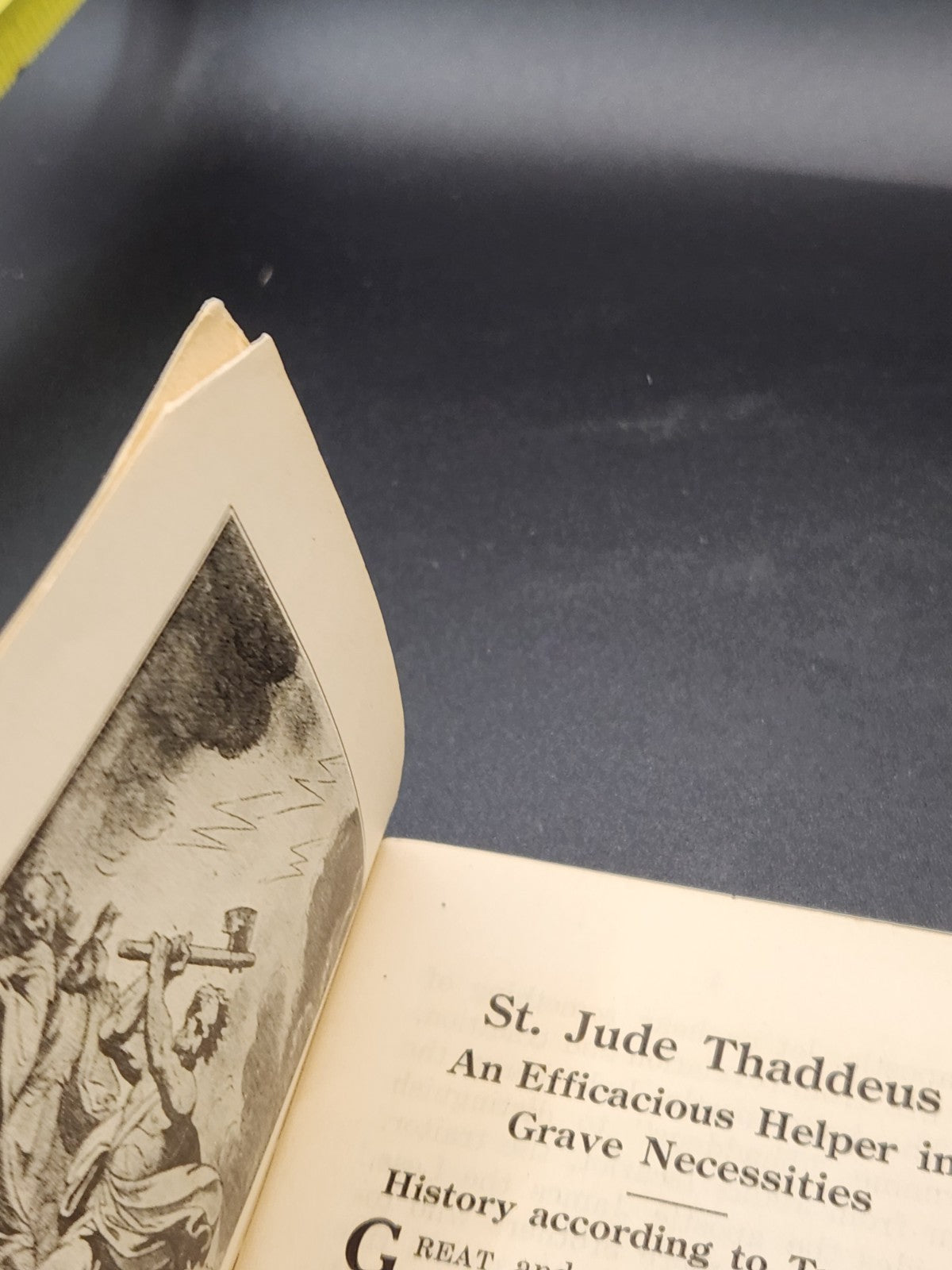 Vintage St Jude Thaddeus Helper In Great Need Catholic Prayer Pamphlet Saint...