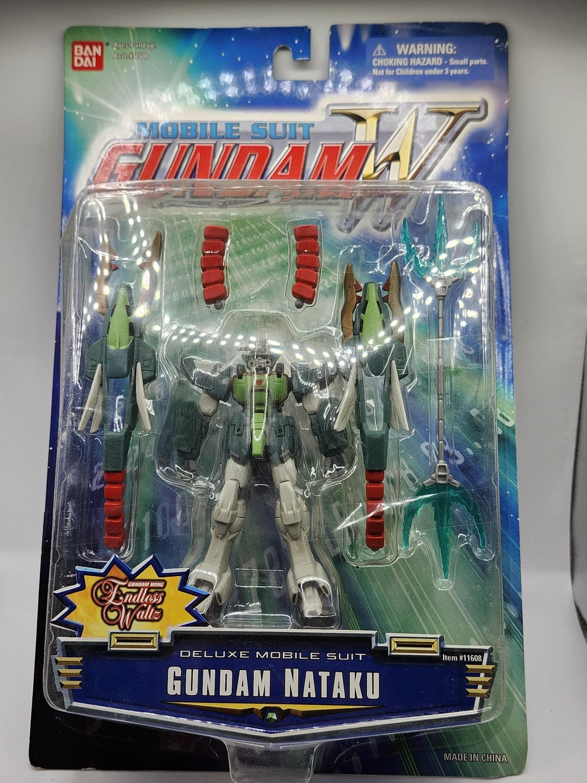 Vintage Bandai Gundam Wing Endless Waltz Gundam Nataku Deluxe Action Figure
