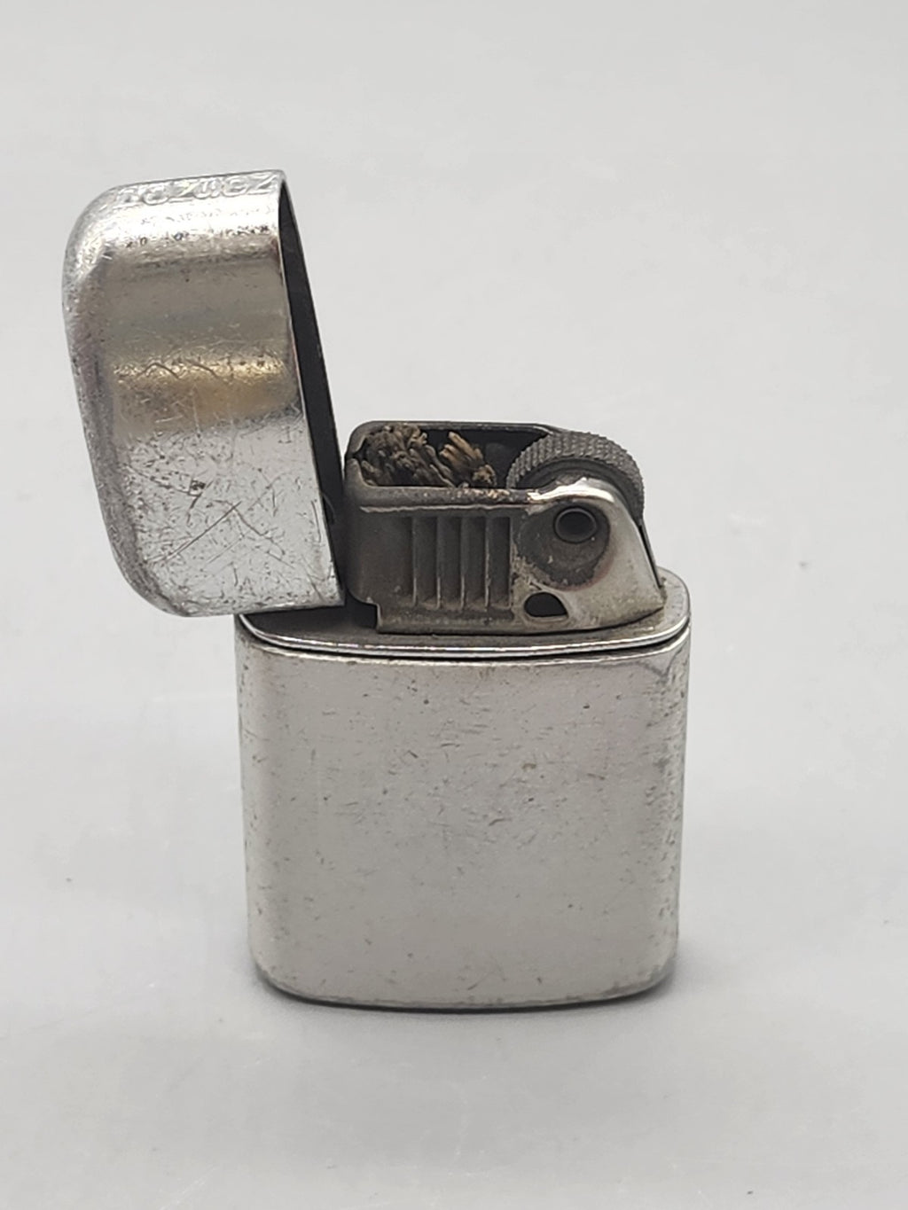 Vintage Ronson Typhoon Windproof Petrol Lighter Hong Kong British Empire