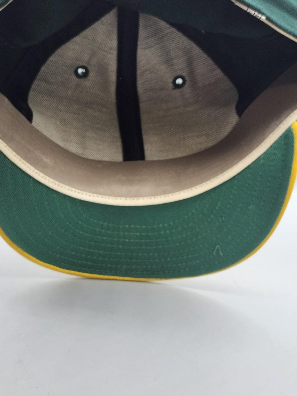 Vintage Oakland Athletics Hat Cap Fitted Mens 7 1/2 Green MLB Baseball New Era